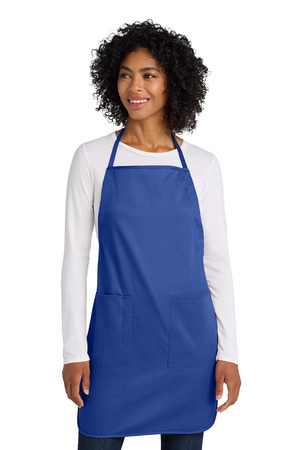 Port Authority A520 Full-Length Apron in Faded Blue