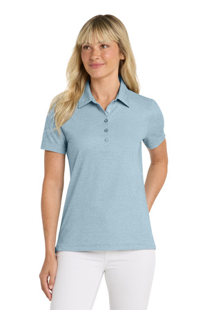 TravisMathew TM1WW002 Women's Oceanside Heather Polo in Allure Heather