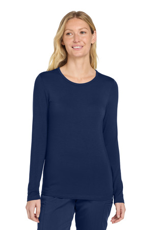 Wink WW4029 Women's Long Sleeve Layer Tee in Navy