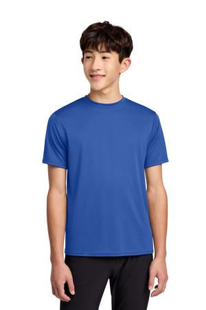 Port & Company PC380Y Youth Performance Tee in Royal