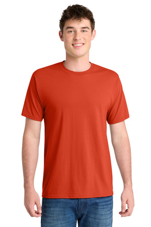 Port & Company PC381 Performance Blend Tee in Orange