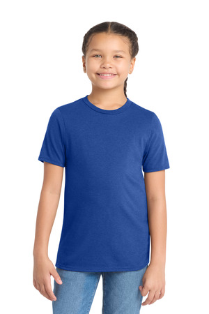 District DT130Y Youth Perfect Tri Tee in Deep Royal