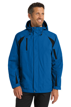 Port Authority J304 All-Season II Jacket in Snorkel Blue/ Black