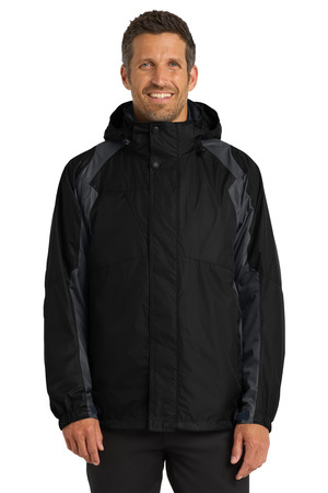 Port Authority J310 Ranger 3-in-1 Jacket in Black/ Ink Grey