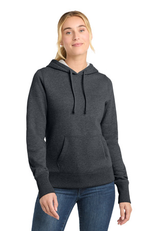 Sport-Tek LST254 Women's Pullover Hooded Sweatshirt in Graphite Heather