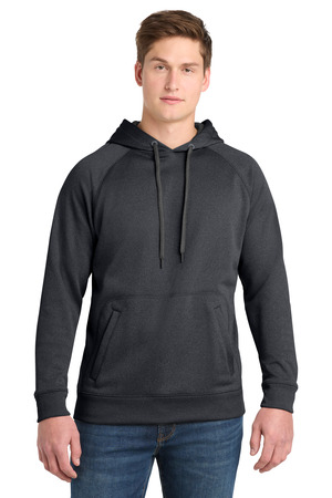 Sport-Tek ST250 Tech Fleece Hooded Sweatshirt in Graphite Heather