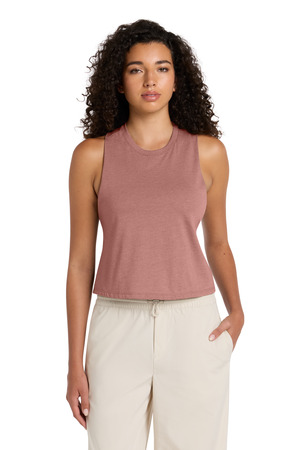BELLA+CANVAS BC6682 Women's Racerback Cropped Tank in Heather Mauve