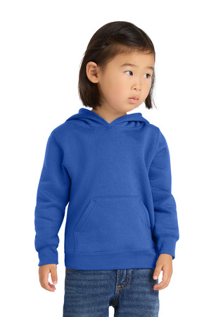 Port & Company CAR78TH Toddler Core Fleece Pullover Hooded Sweatshirt in Royal