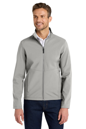 Port Authority J901 Collective Soft Shell Jacket in Gusty Grey