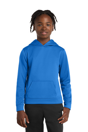 Port & Company PC590YH Youth Performance Fleece Pullover Hooded Sweatshirt in Royal