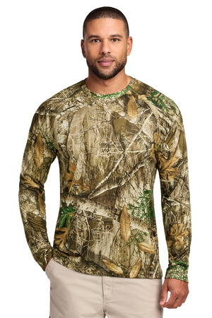 Russell Outdoors RU150LS Realtree Performance Long Sleeve Tee in Realtree Edge