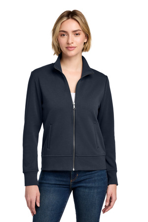 Brooks Brothers BB18211 Women's Double-Knit Full-Zip in Night Navy