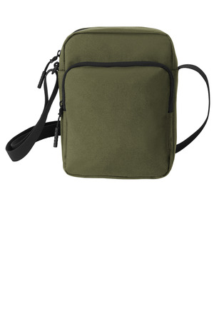 Port Authority BG918 Upright Crossbody Bag in Olive Green