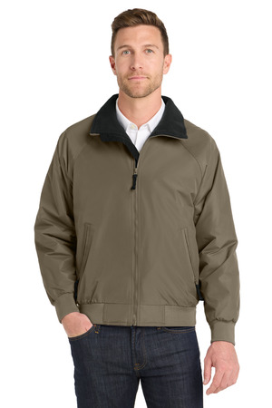 Port Authority J754 Challenger Jacket in Khaki/ True Black