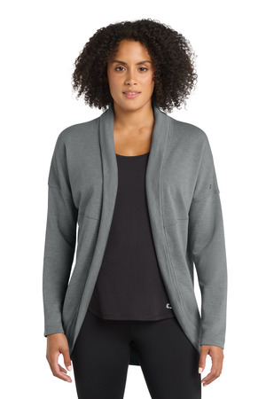 OGIO LOG811 Women's Luuma Cocoon Fleece in Petrol Grey Heather