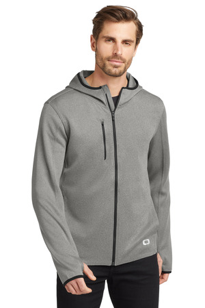 OGIO OE728 Stealth Full-Zip Jacket in Heather Grey