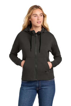 New Era LNEA540 Women's STS Full-Zip Hoodie in Graphite