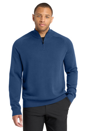Mercer+Mettle MM3020 1/4-Zip Sweater in Insignia Blue