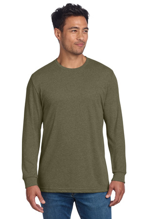 Next Level Apparel NL6211 Adult CVC Long Sleeve Tee in Military Green