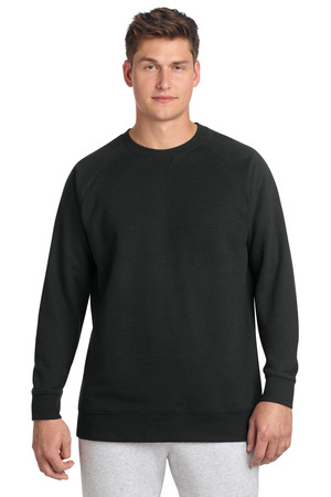 Sport-Tek STF203 Drive Fleece Crewneck in Black