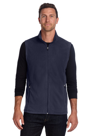 Port Authority F152 Accord Microfleece Vest in Navy