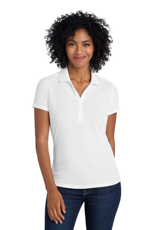 Port Authority LK600 Women's EZPerformance Pique Polo in White