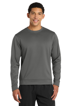 Port & Company PC590 Performance Fleece Crewneck Sweatshirt in Charcoal