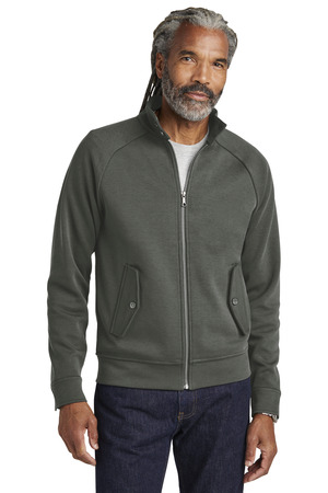 Brooks Brothers BB18210 Double-Knit Full-Zip in Windsor Grey
