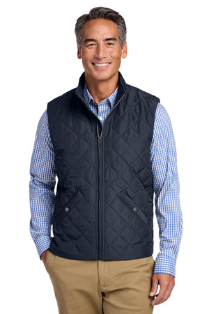 Brooks Brothers BB18602 Quilted Vest in Night Navy