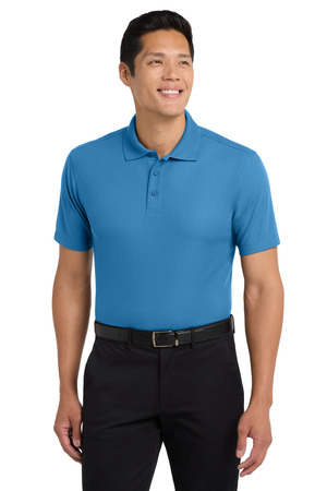 Port Authority K572 Dry Zone Grid Polo in Celadon Blue