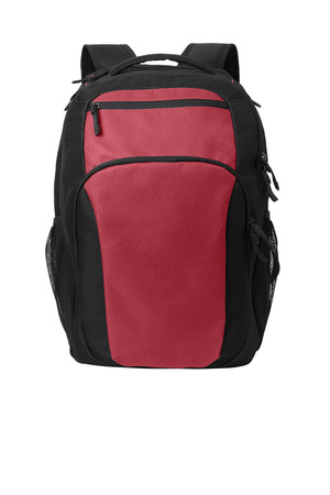 Port Authority BG232 Transport Backpack in Rich Red/ Black