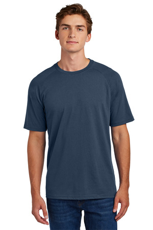 Sport-Tek ST6040 Halftime Raglan Tee in True Navy
