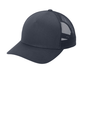 Sport-Tek STC54 YP Classics Retro Trucker 5-Panel Cap in Iron Grey/ Iron Grey