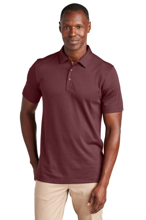 TravisMathew TM1MAA369 Sunnyvale Polo in Oxblood Heather