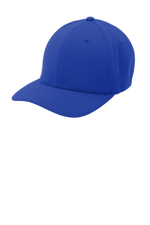 Sport-Tek STC22 Flexfit Cool & Dry Poly Block Mesh Cap in True Royal