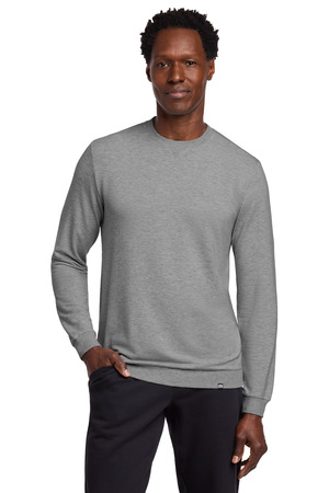 TravisMathew TM1MZ342 Long Weekend Crew in Light Grey Heather