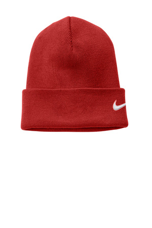Nike NKFB6539 Team Cuffed Beanie in University Red