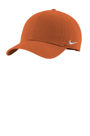 Nike NKFB5677 Heritage Cotton Twill Cap in Desert Orange