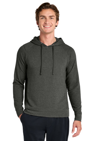 Sport-Tek ST562 Sport-Wick Flex Fleece Pullover Hoodie in Dark Grey Heather