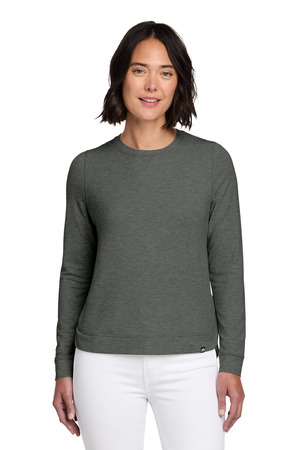 TravisMathew TM1LD003 Women's Long Weekend Crew in Dark Grey Heather