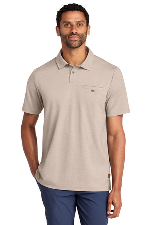 TravisMathew TM1MZ344 Sunsetters Pocket Polo in Portabella Heather