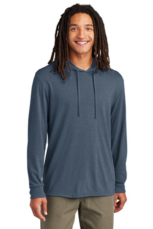 Allmade AL6003 Unisex Tri-Blend Hoodie Tee in Rebel Blue