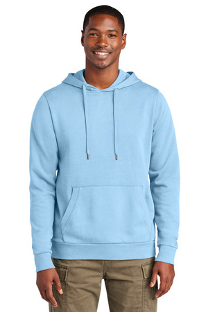 District DT2200 Wash Fleece Hoodie in Heritage Blue