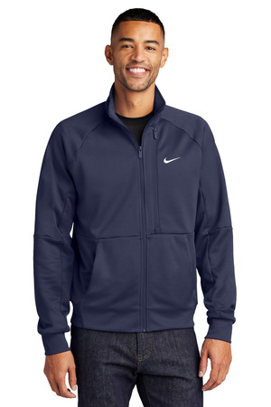 Nike NKFD9891 Full-Zip Chest Swoosh Jacket in Midnight Navy