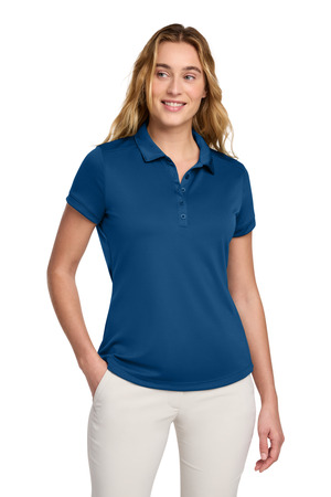 Nike 811807 Women's Dri-FIT Players Modern Fit Polo in Gym Blue
