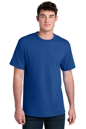 Port & Company PC01 Core Blend Recycled Tee in True Royal Heather