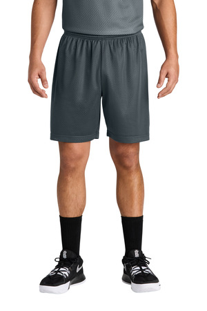 Sport-Tek ST5100 PosiCharge Mesh 7" Short in Iron Grey