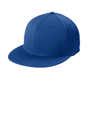 Sport-Tek STC56 Flexfit Flat Bill Cap in True Royal