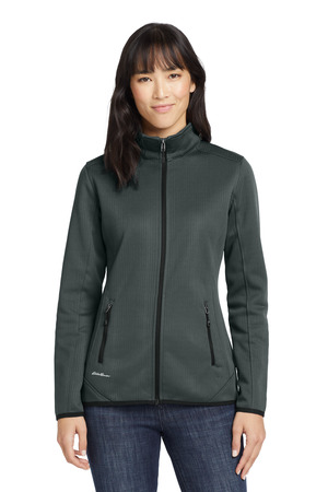 Eddie Bauer EB243 Women's Dash Full-Zip Fleece Jacket in Grey Steel