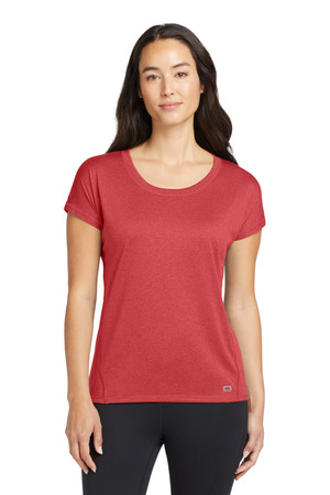 OGIO LOE324 Women's Pulse Dolman Tee in Pink Rogue